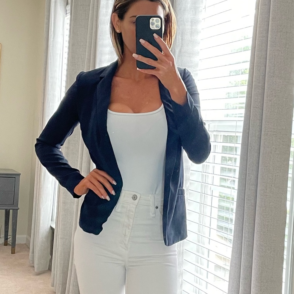 H&M lightweight Navy Blue Blazer - Size 2